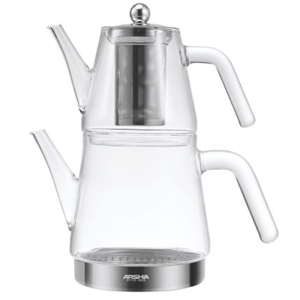 ست کتری و قوری پیرکس شعله مستقیم عرشیا مدل GT115-3835