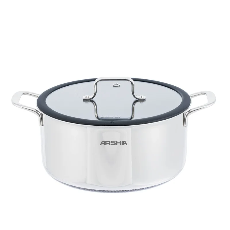 قابلمه ۲۸ سانت کف لیزری عرشیا مدل SS622-3705 قابلمه ۲۸ سانت کف لیزری عرشیا مدل SS622-3705